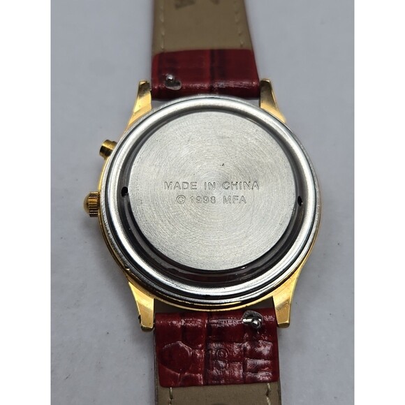 Vintage Museum of Fine Arts Singing Birds Quartz Watch Gold Tone New Battery - Picture 12 of 12